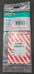 Panduit Pvt-98 5 Pack Cable Ties W/ Safety Lockout Tags 76mm X 146mm - Lot Of 3. Fixed Price $39.00.