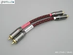 A01(18cm 7inch) --- Pair(2pcs) Canare L-4e6s Star Quad Hifi Rca Audio Cables. Fixed Price $16.00.