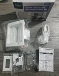 Sanus Cable Concealer Recessed Power Kit In Wall, Sal-iwp1-w1, White. Fixed Price $34.99.