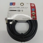 Ge Rg6 Coax Cable 15 Ft. Feet / 4.5 Meters Black 73279 Brand New Ready To Use. Fixed Price $4.67.
