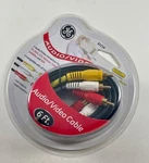 Ge Audio/video Cable 6ft. New Av. Fixed Price $12.00.