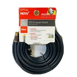 Rca Rg-6 Quad Shield Digital Plus Hdtv Coaxial Cable 25 Ft High Bandwidth Signal. Fixed Price $18.95.