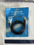 Nos Radio Shack Gold Series 6 Ft Coaxial Video Cable Shielded Vcr 15-1516. Fixed Price $9.99.