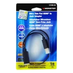Monster Just Hook It Up 1 Ft. L High Speed Cable With Ethernet Hdmi. Fixed Price $15.99.