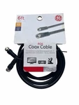 Ge Rg6 Coax Cable 6ft 1.8m F Type Hdtv Satellite Antenna Tv Jasco. Fixed Price $9.99.