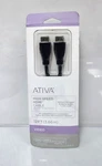 Ativa Hdmi High Speed Cable 12 Ft 3.66m 3d Compatible 4k Ultra Hd. Fixed Price $10.00.