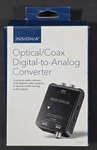 Insignia Optical/coaxial Digital-to-analog Audio Converter - Model Ns-hz313. Fixed Price $14.97.