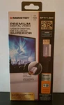 Monster Premium High Speed W/ Ethernet Hdmi Cable 6ft Silver/black Jhiu0123. Fixed Price $18.00.