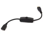 Loverpi Microusb Male To Female Push On Off Power Switch Cable For Raspberry Pi3. Fixed Price $8.49.
