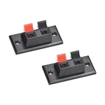 Uxcell 2 Way Spring Speaker Terminal Clip Push Release Connector Wp2-3(2pcs). Fixed Price $11.23.