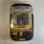 Belkin Hdmi To Dvi Video Cable 6ft Brand New, High Def 1080p. Fixed Price $10.00.