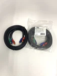 Vanco *lot Of 2* Rgb Triple Component Rca Video Cables 12 Ft - 24k Gold O2 Free. Fixed Price $18.99.