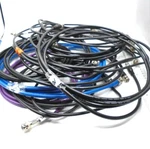 Belden Pearstone Video Cctv Cable Bnc Twist/screw-on Lot Of 10 Coaxial 9',10',11. Fixed Price $95.00.