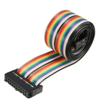 Uxcell Idc Rainbow Wire Flat Ribbon Cable 20 Pins 66cm 66cm, Multicolor. Fixed Price $16.25.