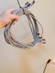 Monster Thx Stereo Audio Cables. 3 Pair And 1 Single 8' Long Cables. Fixed Price $25.00.