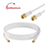 Rg6 Dual Shield Coax Cable White Tv Antenna Satellite 3ft-100ft Multi-pack Lot. Fixed Price $260.89.
