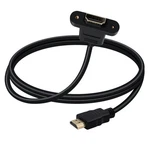 Yingayou Hdmi Panel Mount Extension Cable 4k Short 1 M/3.3ft. Fixed Price $19.28.