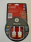 High Speed Ge Hdmi 8' With Ethernet, Ultra Pro Digital - Hd. Fixed Price $25.00.