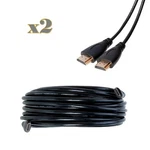 2-pack - 30ft 4k Hdmi Premium Cable 60hz Full Hd 3d 2160p Hdtv Pc Ps5 Xbox Cord. Fixed Price $29.95.