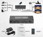 Hdmi2.0 2x2 Hdmi Matrix Switch Support 3d Ultra Hd 4kx2k 60hz With Edid Selector. Fixed Price $90.00.
