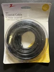 Zenith Coaxial Cable Rg6/f Connector 12ft -quad Shield (lot 94). Fixed Price $12.00.