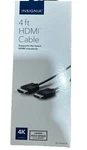 New Insignia 4' Feet 4k Ultra Hd High Speed Hdmi Cable Black. Fixed Price $6.99.