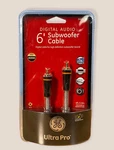 Ge Ultra Pro 6' Ft Subwoofer Cable Gold Plated Audio. Fixed Price $15.99.