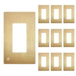 Elite Series Screwless Decorator Wall Standard Size, Brushed Gold. Fixed Price $81.80.