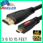 Micro Hdmi Cable A To Male Adapter For Camera Sony Nikon 4k Tv. Fixed Price $11.39.