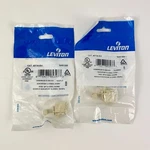 Lot Of 2 Leviton 40734-svi Quickport S-video Ivory New Sealed. Fixed Price $4.49.