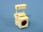Leviton Ivory Quickport 4-pin S-video Jack 110 Termination Cat 5 5e 6 40734-svi. Fixed Price $1.55.