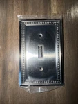 Henne Bery Sunken Pearls, Heavy Zinc Alloy Single Toggle 1 Pack Switch Plate. Fixed Price $9.99.