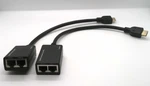Hdmi Extender By Cat 5e/6 Network Cable Adapters - Tx /rx Dongles. Fixed Price $12.99.