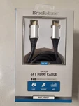 Brookstone 4k Hdr 6ft Hdmi Cable. Fixed Price $11.95.