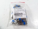 18 Pack Binary F Male Compression Connector, Bc3-f-rg6q. Fixed Price $12.99.