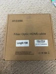 Atzebe 15m (49ft) Fiber Optic Hdmi Cable 49ft 4k Uhd Active High Speed. Fixed Price $19.99.