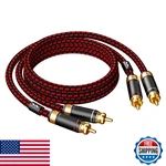 Primeda Audiophile 2rca Male To Stereo Audio Cable, Gold-plated, 3ft (1m). Fixed Price $38.22.