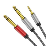 Pptvc 1/8 Stereo To Dual 1/4 Mono Cable 3ft, 3.5mm 2x6.35mm Audio. Fixed Price $11.23.