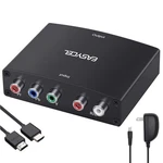 Component To Hdmi Converter With 1.2 Meter Hd Cable, 1080p 5rca Ypbpr Hdmi.... Fixed Price $30.32.