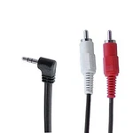 3.5 Mm Stereo Plug To 2 X Rca Plugs Audio 10 Ft Cable (new) Adc2114. Fixed Price $8.99.