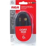 Rca 6 Ft. Black Digital Rg6 Coaxial Cable Vh606r 079000320593. Fixed Price $11.58.