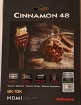 Audioquest Cinnamon 48 Hdmi Cable 8k/10k Plated Earc Solid 1.5m (5ft). Fixed Price $100.00.