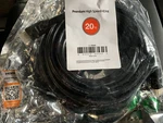 New Monoprice 4k Certified Premium High Speed Hdmi Cable 20ft - 18gbps Black. Fixed Price $24.99.