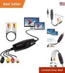 Compact Vhs To Digital Converter For Mac & Windows - Preserve Your Memories. Fixed Price $34.39.