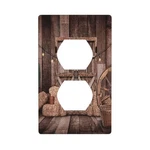 Rustic Barn Door Country 1 Gang Outlet Cover Light Switch Decora.... Fixed Price $17.06.