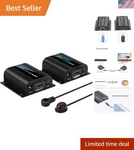 Mypin 1080p Hdmi Extender Over /7/8 Up To 190feet 60m At 1080p, Supports Deep.... Fixed Price $55.99.
