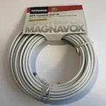 New! Magnavox 50 Ft. Coaxial Cable With F Connectors Both Ends M61209 White. Fixed Price $11.98.