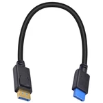 Poyiccot 8k Displayport 1.4 Cable 1ft 32.4gbps Dp Male To Monitor Cord. Fixed Price $13.35.
