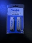 Muxlab Mini Hdmi Fiber 4k Extender Kit (new In Box). Fixed Price $125.00.