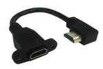 Cerrxian 15cm 6inch High Speed Hdmi 2.0 Right Angle Male To 15cm,. Fixed Price $15.62.